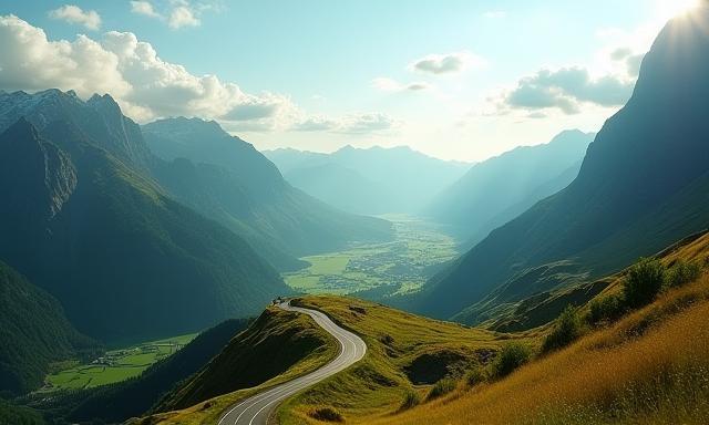 Panorama entlang der Grand Tour of Switzerland